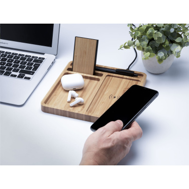 Logotrade promotional merchandise picture of: Bamboo Organizer charger