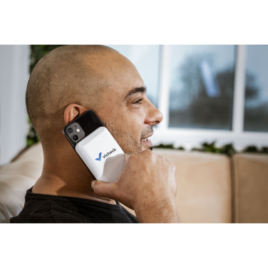 Logo trade promotional item photo of: Force Magnetic RCS Recycled Wireless Powerbank 5000