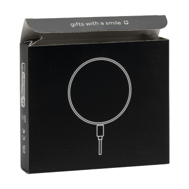 Logo trade advertising products image of: Coil RCS Recycled Wireless Charger