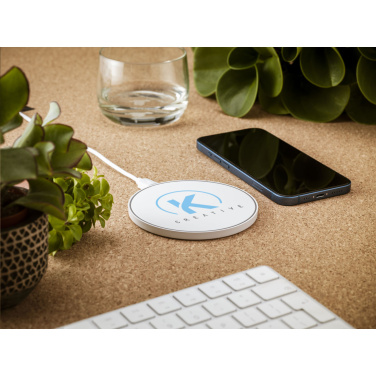 Logotrade promotional product picture of: Coil RCS Recycled Wireless Charger