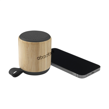Logotrade business gifts photo of: Timor Bamboo Wireless Speaker