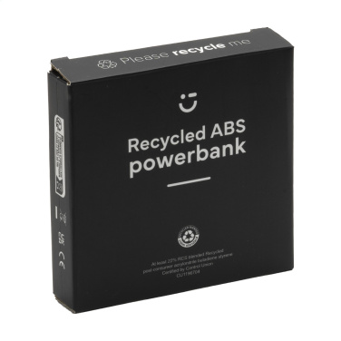Logo trade business gifts image of: Compact 5000 RCS Recycled ABS Powerbank