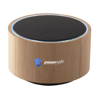 Logo trade promotional giveaway photo of: Wave Bamboo Wireless Speaker