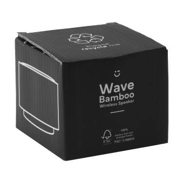 Logotrade promotional products photo of: Wave Bamboo Wireless Speaker
