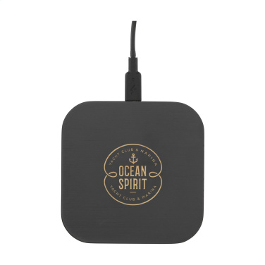Logo trade promotional items picture of: Bamboo Wireless Charger 15W