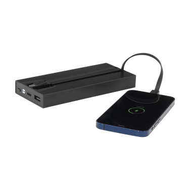 Logotrade promotional product image of: Rely Powerbank 10000 RCS Recycled Alu