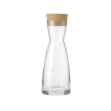Logotrade promotional item picture of: Ypsilon Carafe 1 L with a cork cap