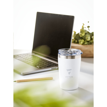 Logo trade promotional gifts picture of: Re-Steel RCS Recycled Coffee Mug 380 ml thermo cup