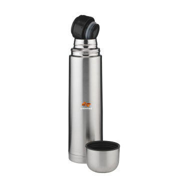 Logotrade promotional merchandise image of: Thermotop Maxi RCS Recycled Steel 1,000 ml thermobottle