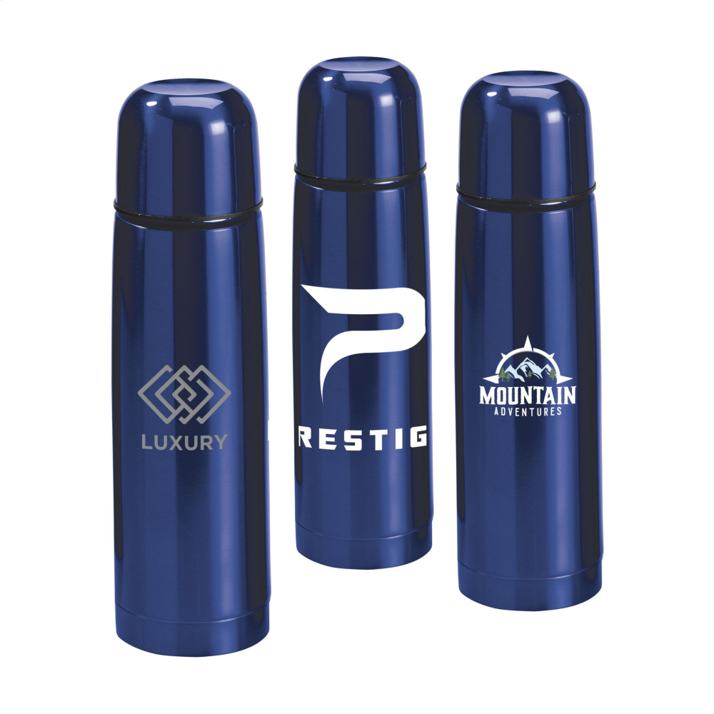 Logotrade promotional product picture of: ThermoColour RCS Recycled Steel 500 ml thermo bottle