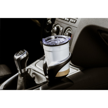 Logo trade promotional products picture of: Kobe Bamboo RCS Recycled Steel 350 ml coffee cup