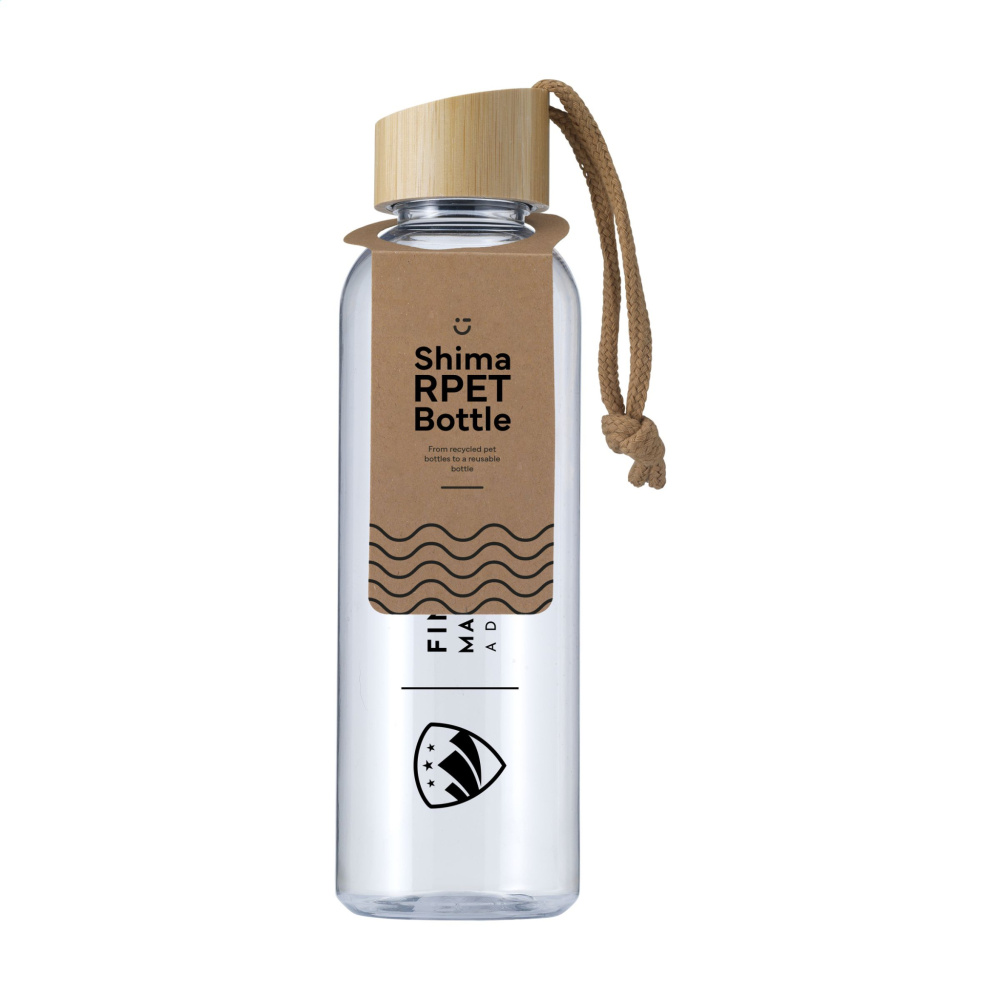 Logo trade corporate gifts picture of: Shima GRS RPET Bottle 680 ml water bottle