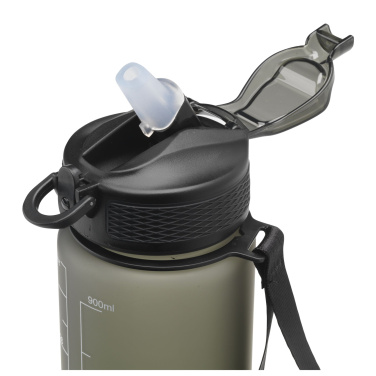 Logo trade promotional giveaways image of: AquaSport GRS Recycled Water Bottle 1,000 ml