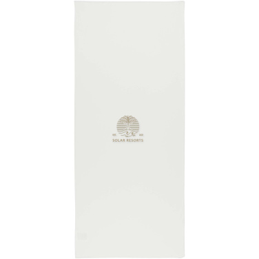 Logo trade promotional gifts image of: Lucas RPET sport towel 30x80 cm