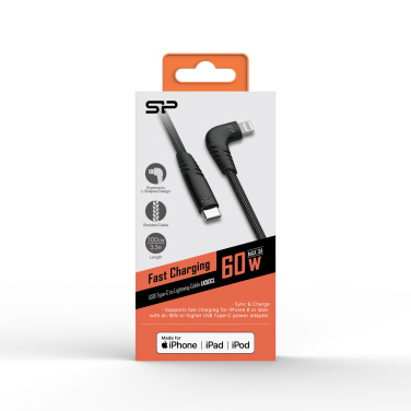 Logo trade promotional merchandise photo of: DATA TRANSFER CABLE Boost Link Nylon LK50CL Type C Lightning