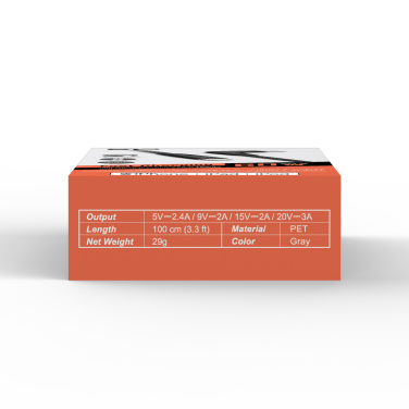 Logo trade promotional items picture of: DATA TRANSFER CABLE Boost Link Nylon LK50CL Type C Lightning