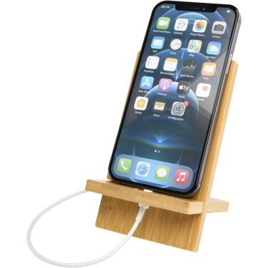 Logotrade promotional merchandise picture of: Ceibo detachable bamboo phone stand