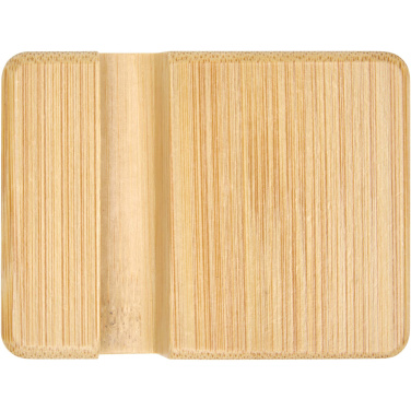 Logotrade promotional merchandise image of: Ebla bamboo phone stand