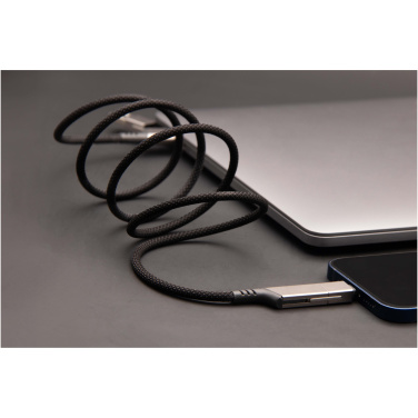 Logotrade promotional item image of: SCX.design C52 100W 4-in-1 rPET magnetic ultra fast charging cable 