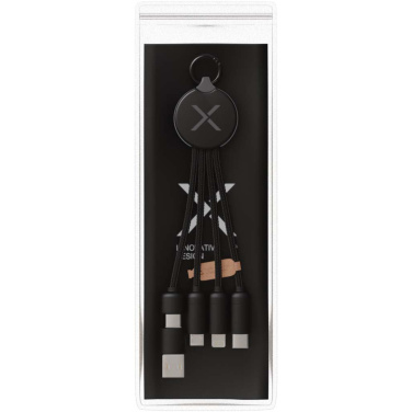 Logo trade promotional item photo of: SCX.design C14 15W 5-in-1 charging cable