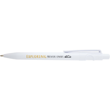 Logotrade promotional item picture of: Unica recycled plastic ballpoint pen (black ink)