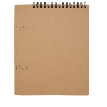 Logo trade promotional gifts image of: Doodle A5 spiral soft cover notebook and crayon set