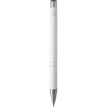 Logo trade promotional product photo of: Moneta recycled aluminium ballpoint pen (blue ink)