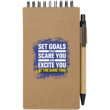 Logo trade corporate gifts image of: Flipper sticky notepad with ballpoint pen (black ink)