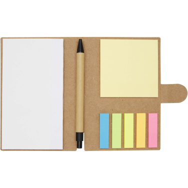 Logotrade promotional merchandise image of: Swift sticky notes booklet with ballpoint pen (black ink)