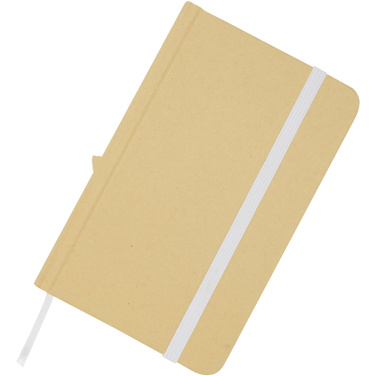 Logotrade promotional giveaways photo of: Reed A6 recycled hard cover notebook with plain pages
