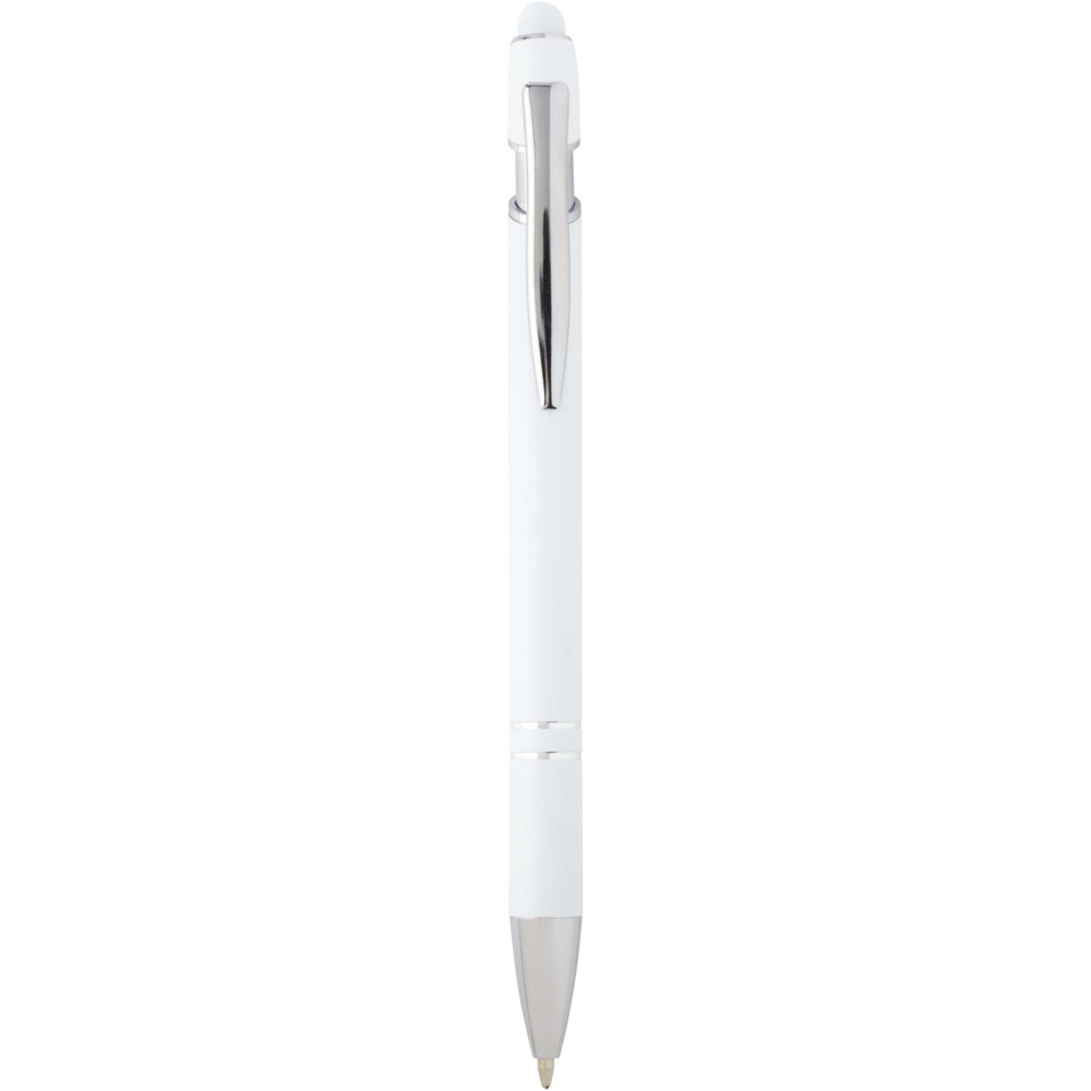 Logo trade promotional merchandise picture of: Kish ballpoint pen with silver finish (black ink)