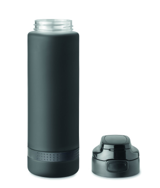 Logo trade promotional merchandise photo of: Sports water bottle RPET 1L