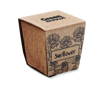 Logo trade promotional merchandise image of: Sunflower growing kit
