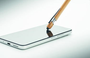 Logo trade corporate gift photo of: Ball pen in bamboo