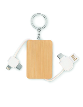 Logotrade business gifts photo of: Key ring charging cable
