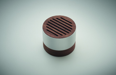 Logo trade promotional gift photo of: Recycled aluminium speaker