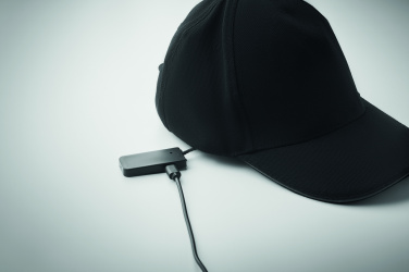 Logotrade promotional product picture of: 5 panel LED cotton cap 220gr/m²
