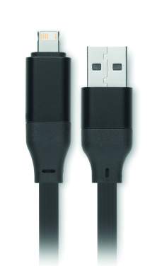 Logotrade promotional giveaways photo of: 60W cable keyring recycled ABS