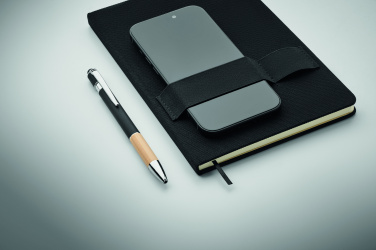 Logo trade promotional giveaway photo of: A5 RPET notebook with pen