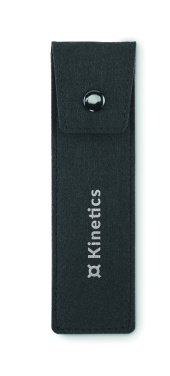 Logo trade promotional items image of: RPET felt pencil case