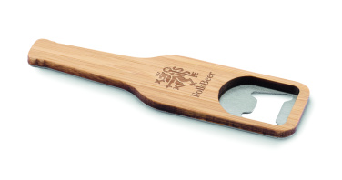Logotrade promotional product image of: Bamboo bottle opener
