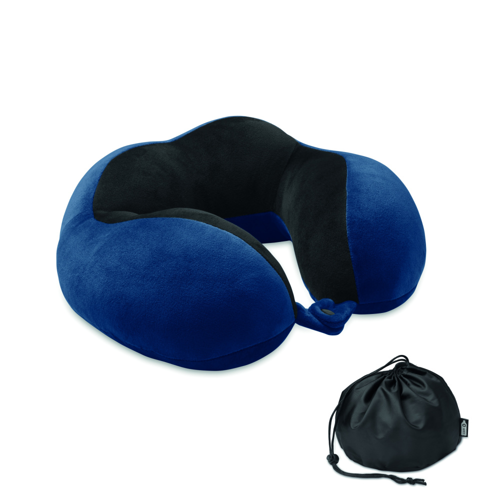 Logo trade promotional merchandise photo of: Travel pillow in foam