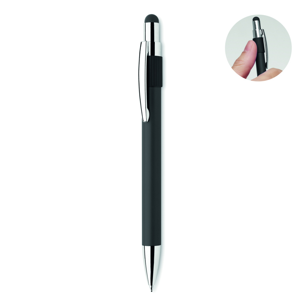 Logo trade promotional giveaways picture of: Stylus spinner pen