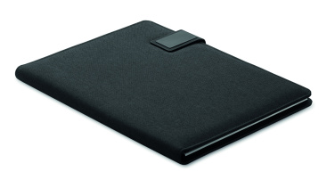 Logo trade promotional merchandise picture of: A4 folder and wireless charger