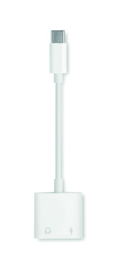 Logo trade promotional gift photo of: ABS jack audio splitter type C