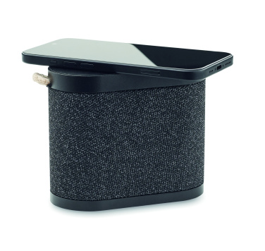 Logo trade promotional merchandise photo of: 15W wireless charger speaker