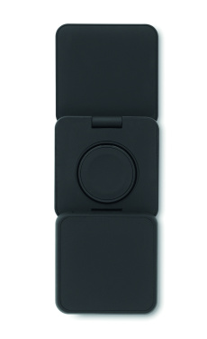 Logo trade promotional merchandise picture of: 3in1 foldable charging station