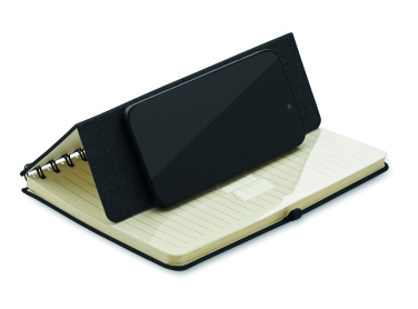 Logotrade promotional giveaway picture of: A5 notebook with phone holder