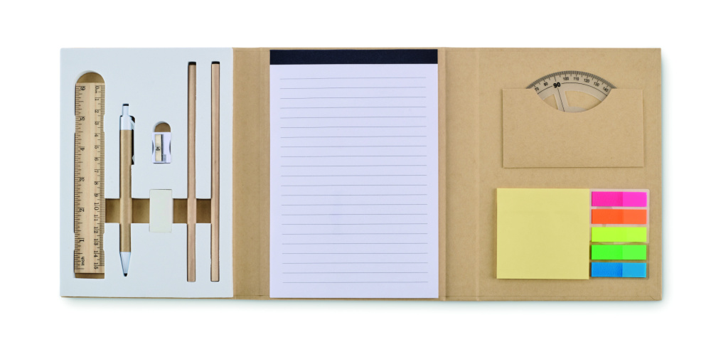 Logo trade advertising product photo of: Stationary set with notepad