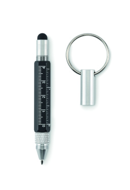 Logo trade promotional products picture of: Key ring with twist action pen